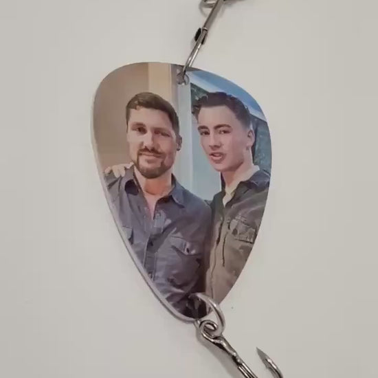 Personalized Photo Fishing Lure Keepsake – Stainless Steel Angling Gift