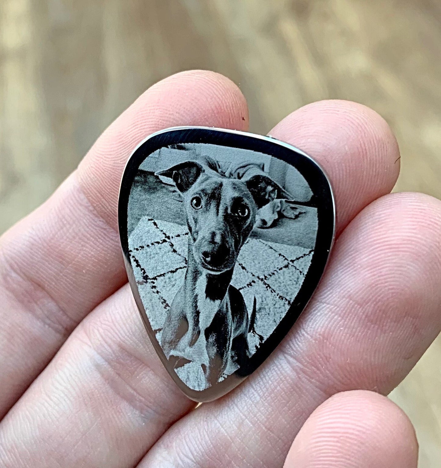 Photo Engraved Guitar Pick